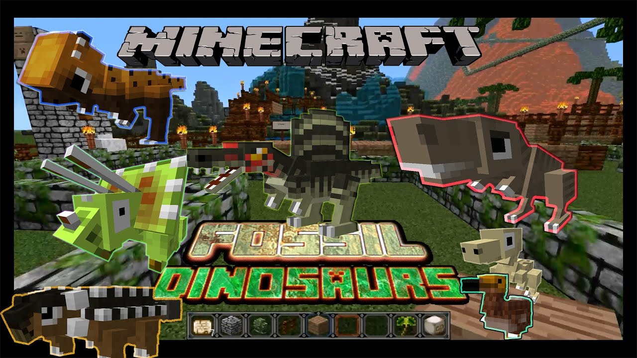 Minecraft dinosaur mod 1.5 2 download